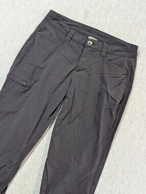 Eddie Bauer Roll Up Hiking Cargo Pants Women's 4 Black Outdoor Wear Travex